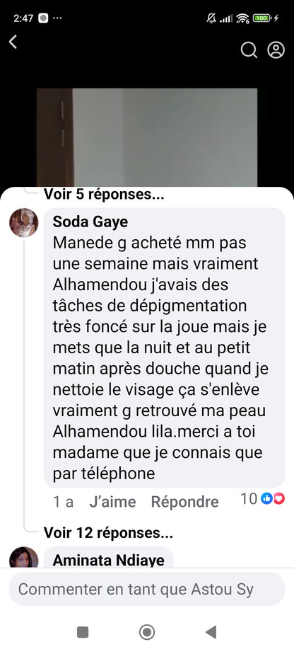 Créme miracle anti imperfections Miyodi (boutons,ride,mami , hyperpigmentation,melasma,entre jambes noirs,fard,acnés,pores dilatés, rougeurs Resultat visible en 7j)tout type de peau
