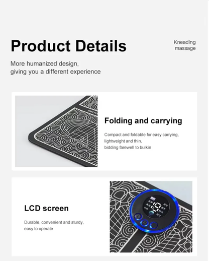 Tapis de Massage EMS avec – Soulagement des Douleurs & Relaxation Totale livraison gratuite partout