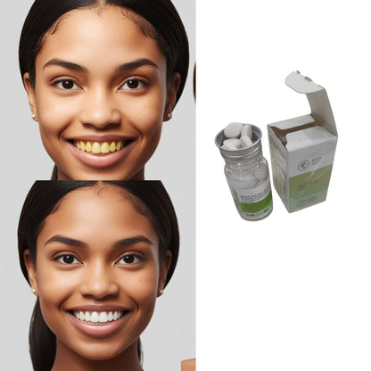 Pastille dentifrice pour blanchir les dents et traitée la mauvaise haleine en 30s très efficace et sans effets secondaires livraison gratuite vers certaines zone