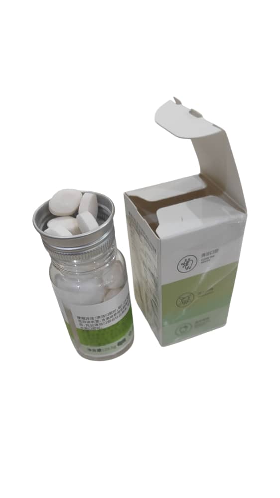 Pastille dentifrice pour blanchir les dents et traitée la mauvaise haleine en 30s très efficace et sans effets secondaires livraison gratuite vers certaines zone